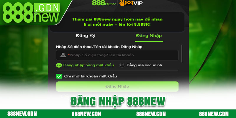 Đăng Nhập 888new
